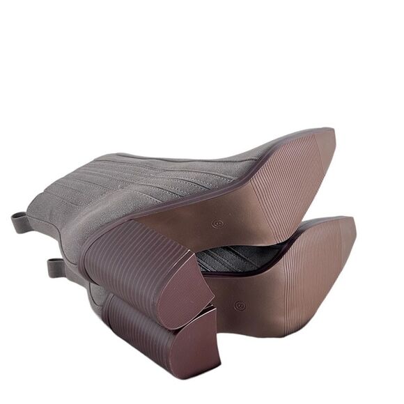 Marc Fisher NEW Women's Light Gray Alva Pointy Toe Ankle Booties 8 - Picture 7 of 7